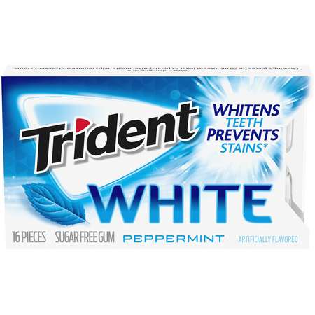 TRIDENT Trident Singles White Peppermint Gum 16 Pieces, PK162 67608